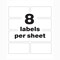Avery PermaTrack Destructible Asset Tag Labels, 2" x 3-3/4", 64 Asset Tags (60539)